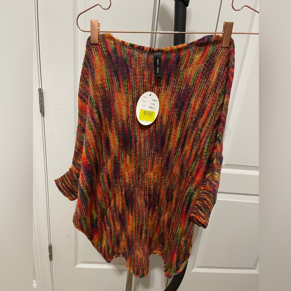 Woven. Multi-colored. Sweater. - Picture 2 of 5